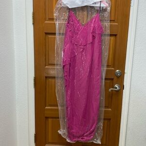 Vince Camuto Fuchsia Maxi Dress